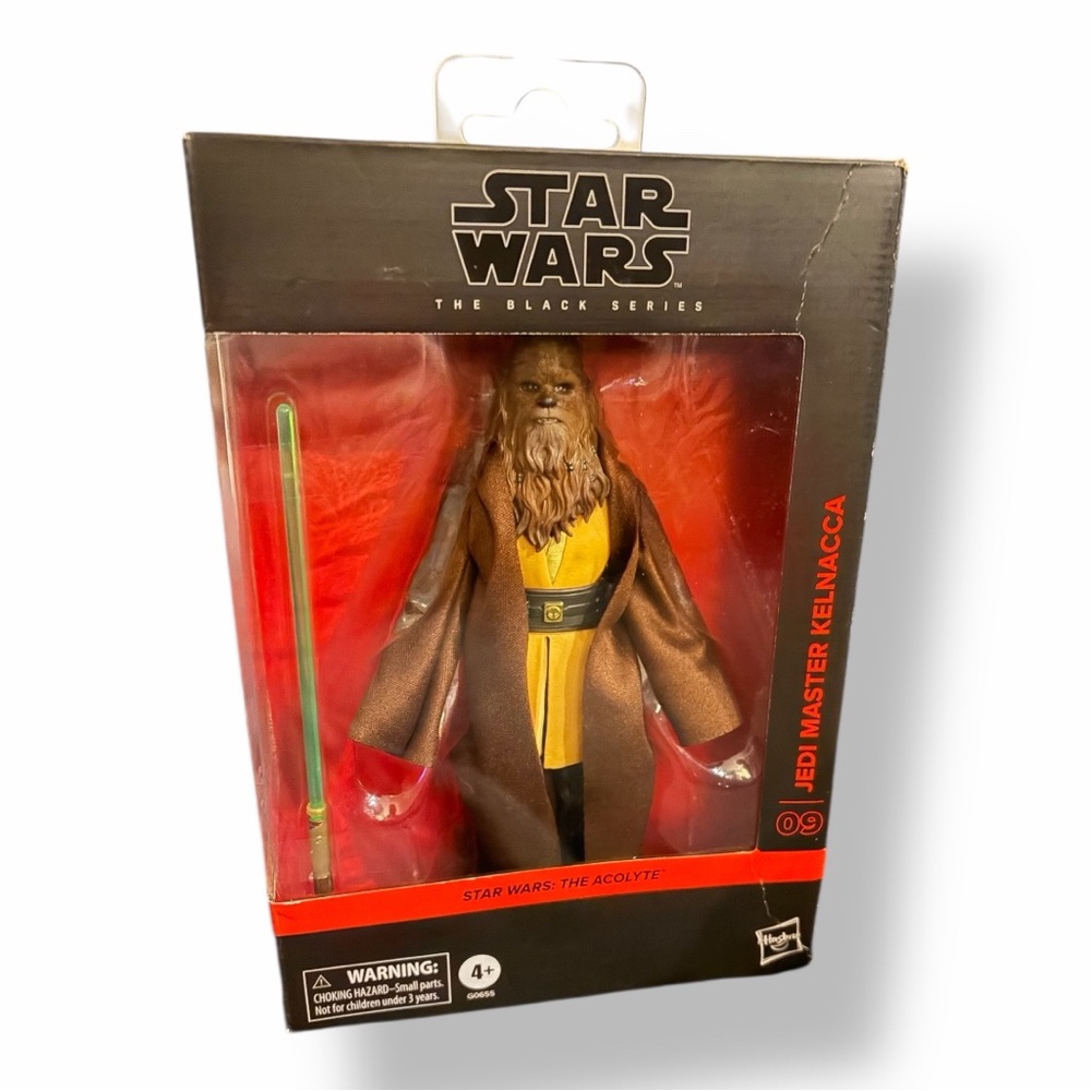 Star Wars: The Acolyte Jedi Master Kelnacca Figure - NIB - ages 4+